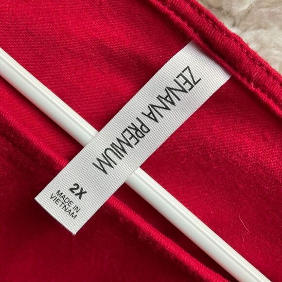 Red Womens Tunic size 2X - Picture 5 of 8